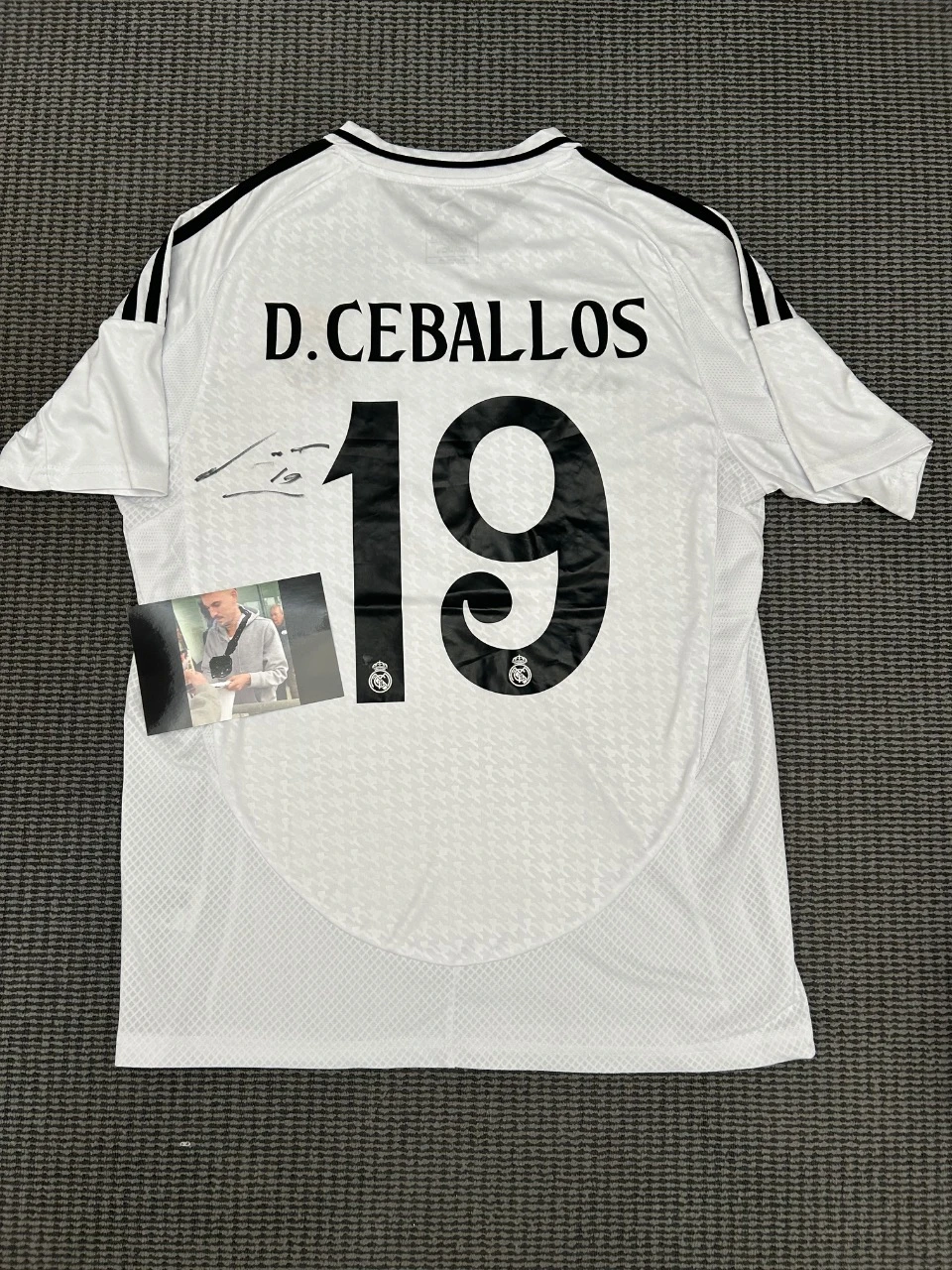 Gesigneerd shirt Dani Ceballos, Real Madrid